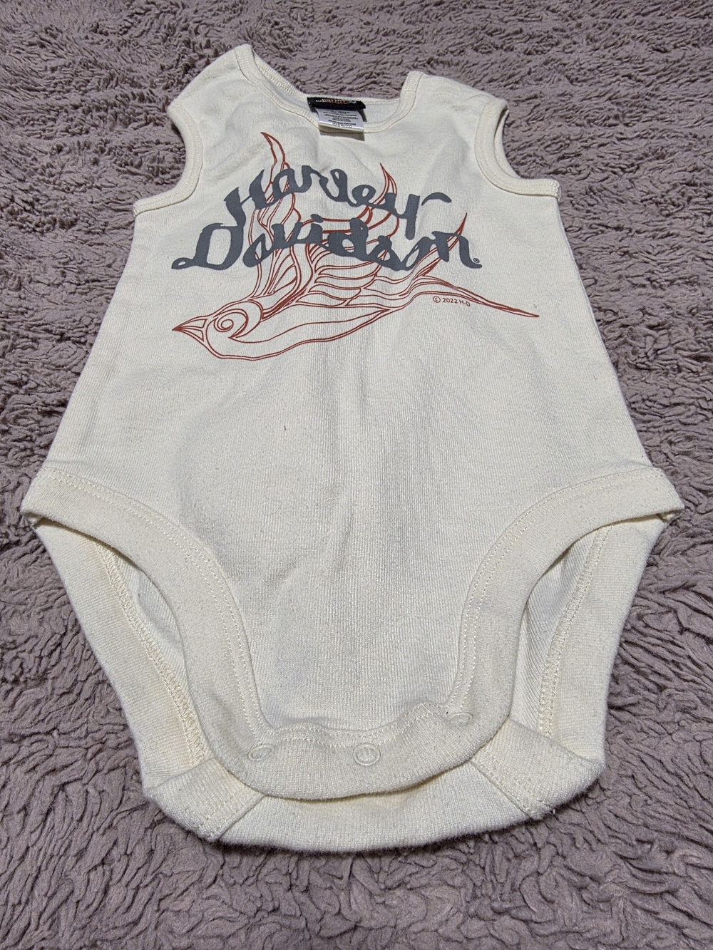 Harley-Davidson Sleeveless Baby Bodysuit